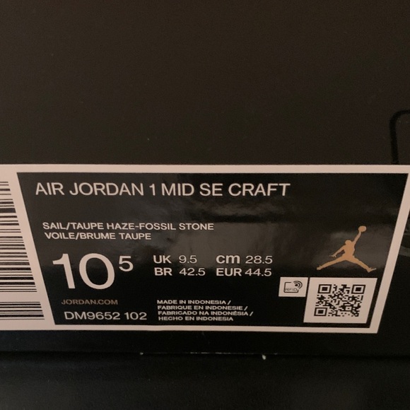 Jordan Athletic Shoes in White, Brown, and Yellow main image 5